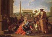 Nicolas Poussin Rest on the Flight into Egypt oil painting